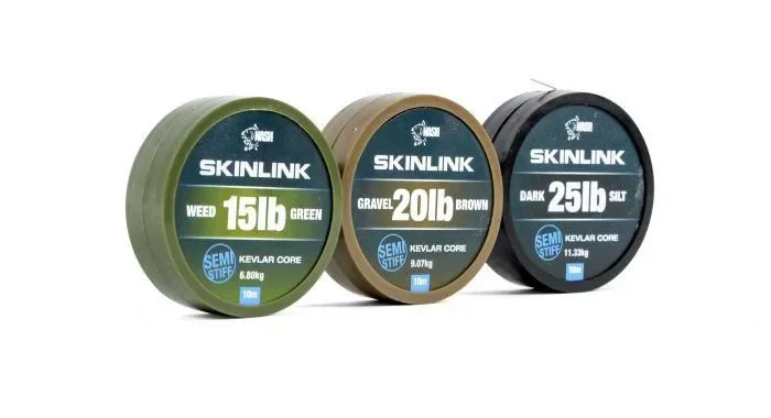 Nash Skinlink Semi-Stiff Előkezsinór 10m 20lb Weed Árcsökkenés