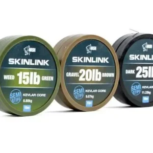 Vedd meg online Nash Skinlink Semi-Stiff Előkezsinór 10m 25lb Gravel