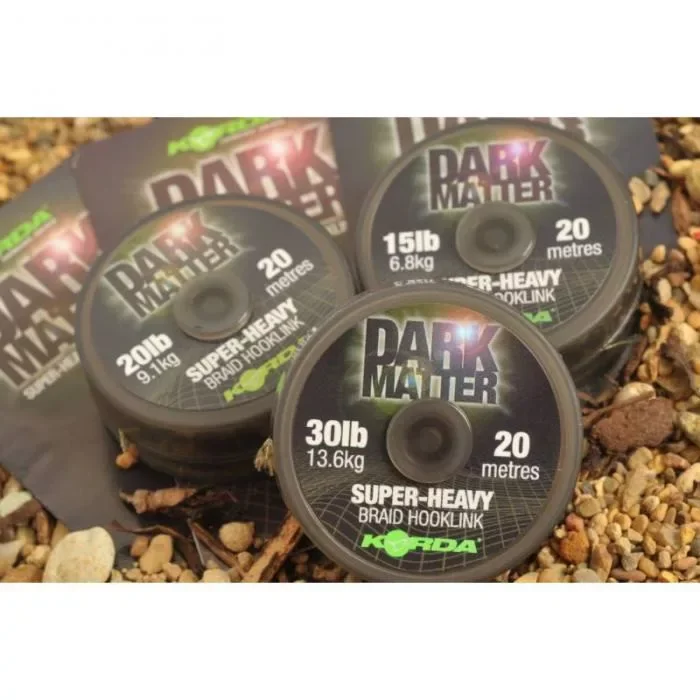 Különleges ajánlat Korda Dark Matter Braid Fonott Előke Zsinór 20m 20lb
