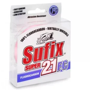 Biztonságos fizetés Sufix Super 21 Fluoracarbon Zsinór 80m 0,33mm 8.2kg