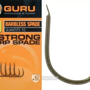 Újdonság Guru X-Strong Carp Spade lapkás szakáll nélküli horog 16