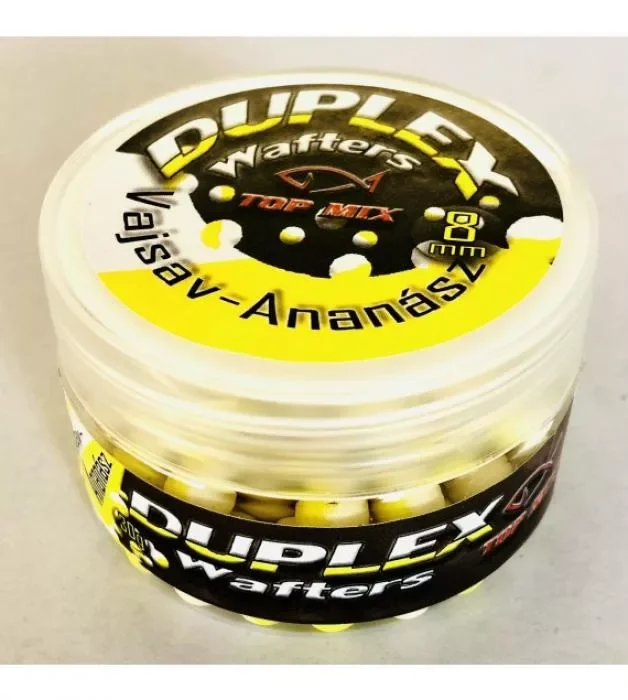Top Mix Duplex Wafters Csali Ananász-Vajsav 10mm 30g Kiárusítás