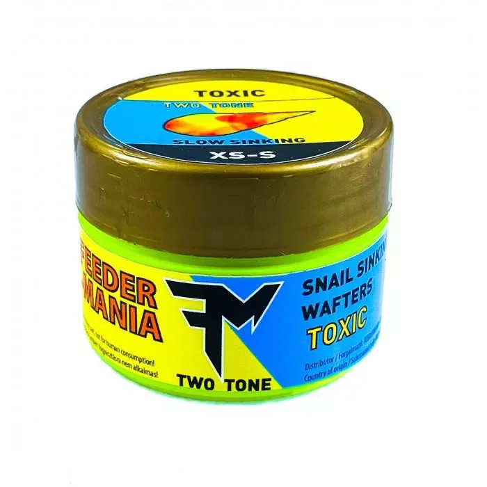 Feedermania Snail Sinking Wafters Two Tone XS-S Toxic Végkiárusítás