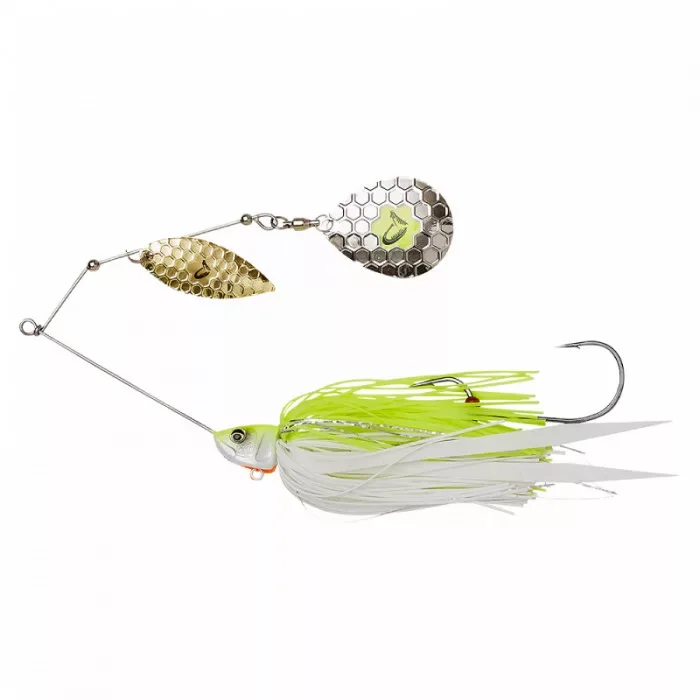 Akciós ár Savage Gear Da‘Bush Spinnerbait Műcsali 14cm 21g Yellow White Silver