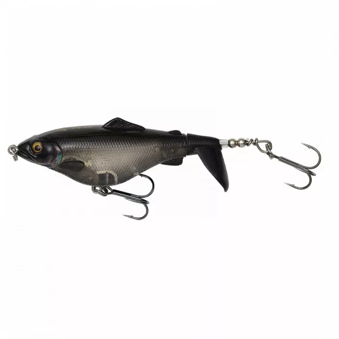 Savage Gear 3D Fat Smashtail Műcsali 8cm 12g Black Ghost Szuper akció