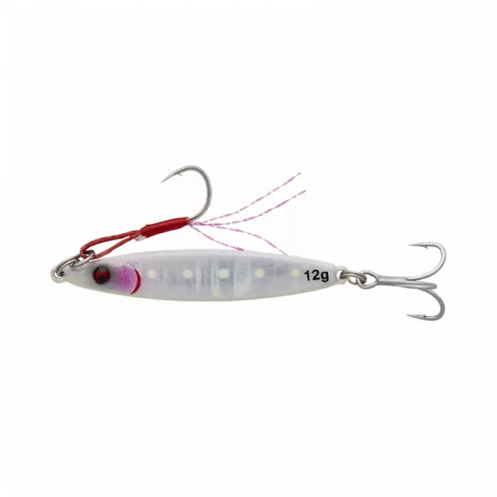 Akciós ár Savage Gear Flatline TG Műcsali 4cm 12g UV White Glow