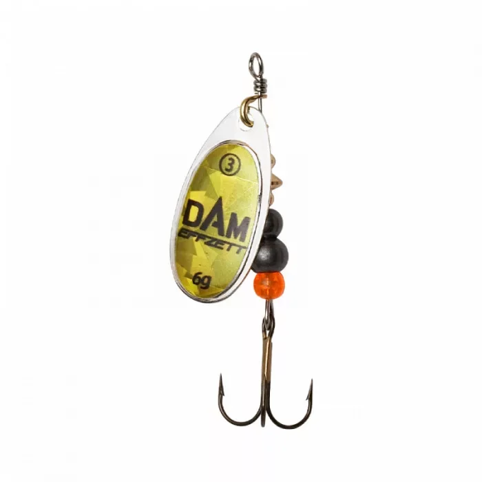 Dam Fluo Spinner Körforgó Villantó 4-es 10g Gold Prisma Csak ma