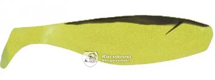Manns Shad Gumihal 6cm FCHBB-Fluosárga Fekete Háttal Ne maradj le