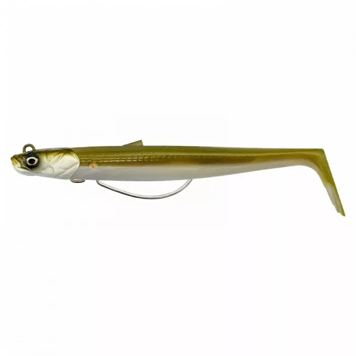 Savage Gear Sandeel V2 Weedless Gumihal 13cm 33g Khaki Szezonális akció