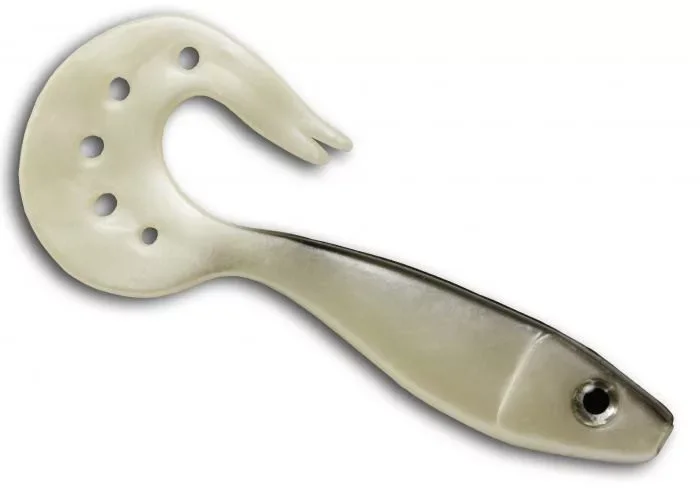 Utolsó esély Nevis Twister Shad Vantage Gumihal Ezüst-Fekete 9cm