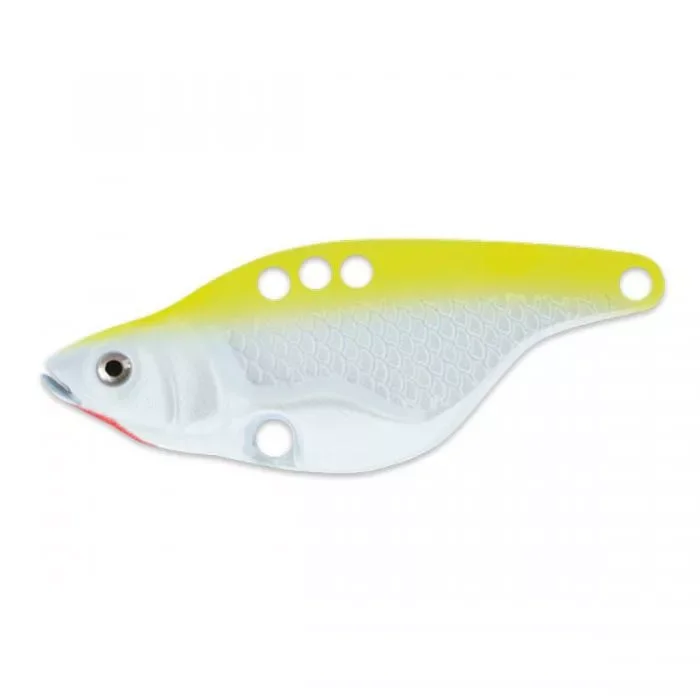 Újdonság Wizard BLD Spin Bream Villantó 12g Fluo Sárga Fehér