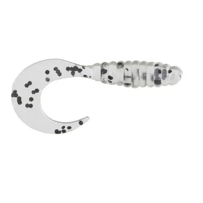 Mann‘s Twister 3-7.6cm CP-Áttetsző Fekete Glitteres Legkelendőbb