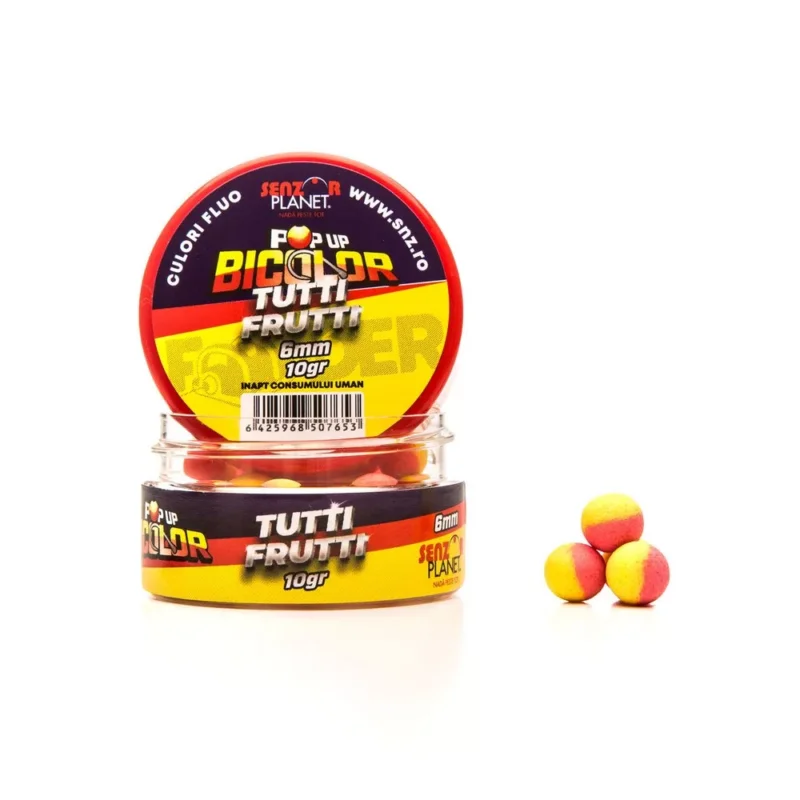 Árengedmény Senzor Planet po-up 6mm bicolors 10gr tutti-frutti