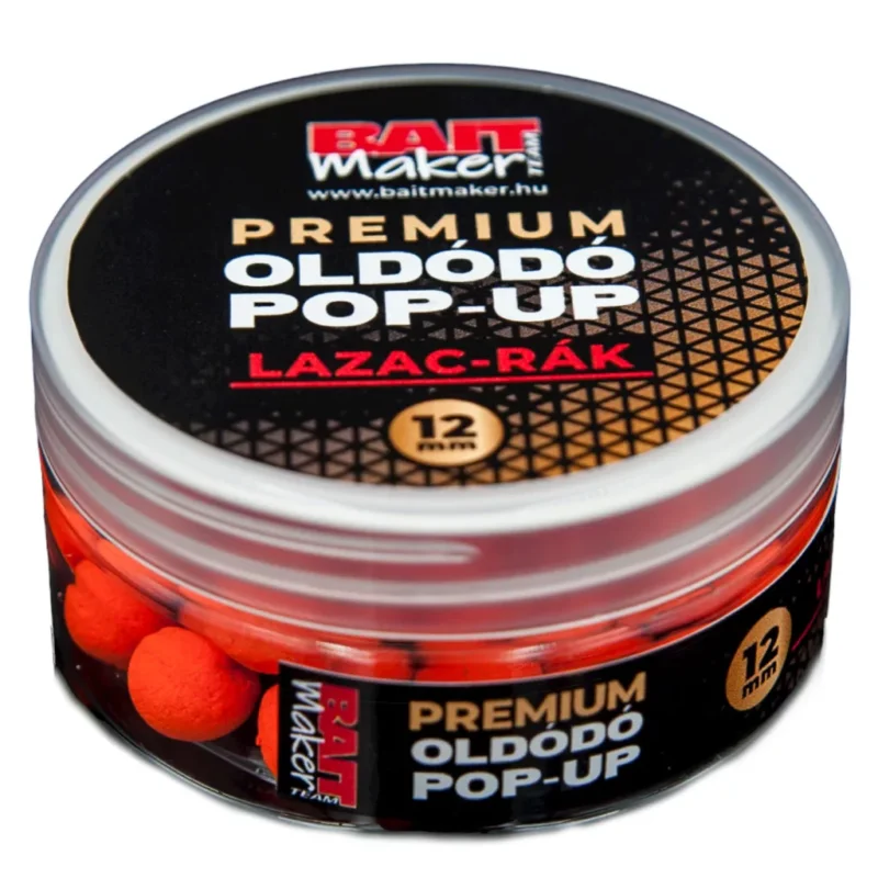 Kedvezmény Baitmaker premium oldódó pop up lazac-rák 12mm 25g
