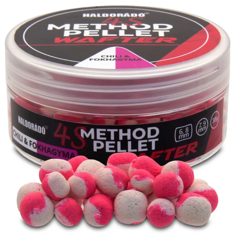 Szuper ajánlat Haldorádó 4S Method Pellet Wafter 6,8mm 30g Chili&Fokhagyma
