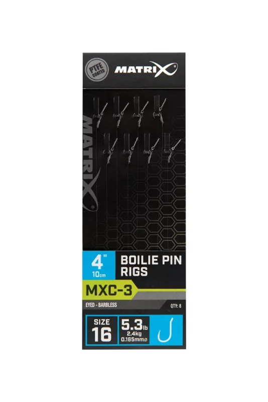 Kihagyhatatlan ajánlat Fox Matrix MXC-3 SZ barbless előkötött horog 0,165mm 16-os horoggal