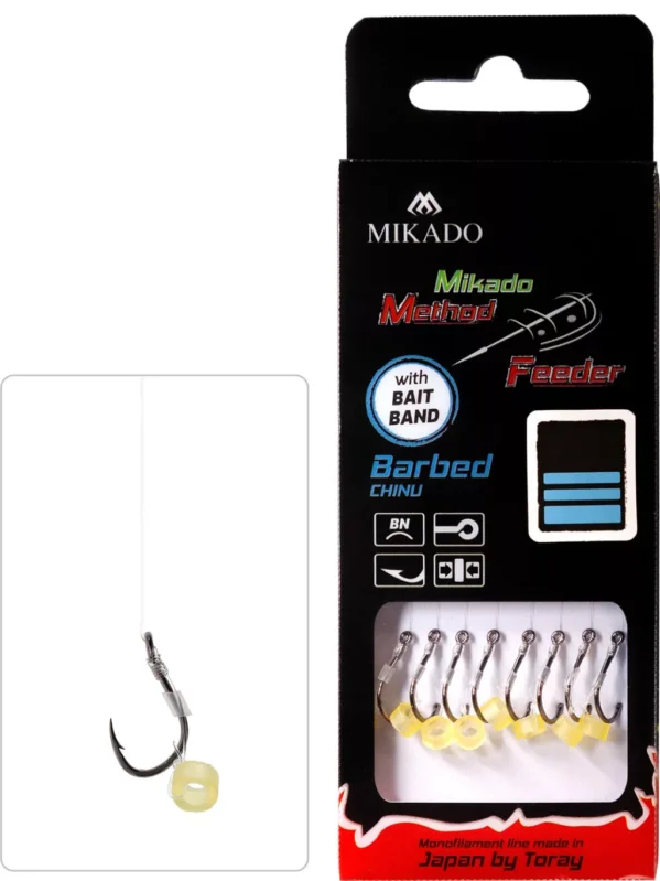 Mikado Method Feeder Csalikarikás Rig No. 14-es Előkötött Horgok Legnépszerűbb