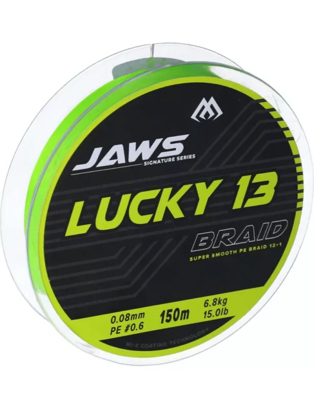 Mikado jaws lucky 13 szálas fonott zsinór 150m 0,10mm Újdonság