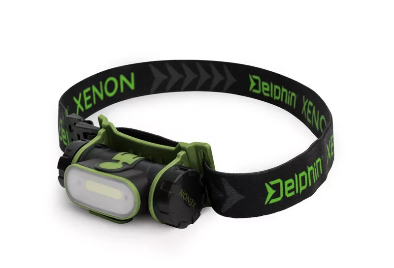 Delphin xenon uc 5W 300 lumen akkumulátoros fejlámpa Szezonális akció