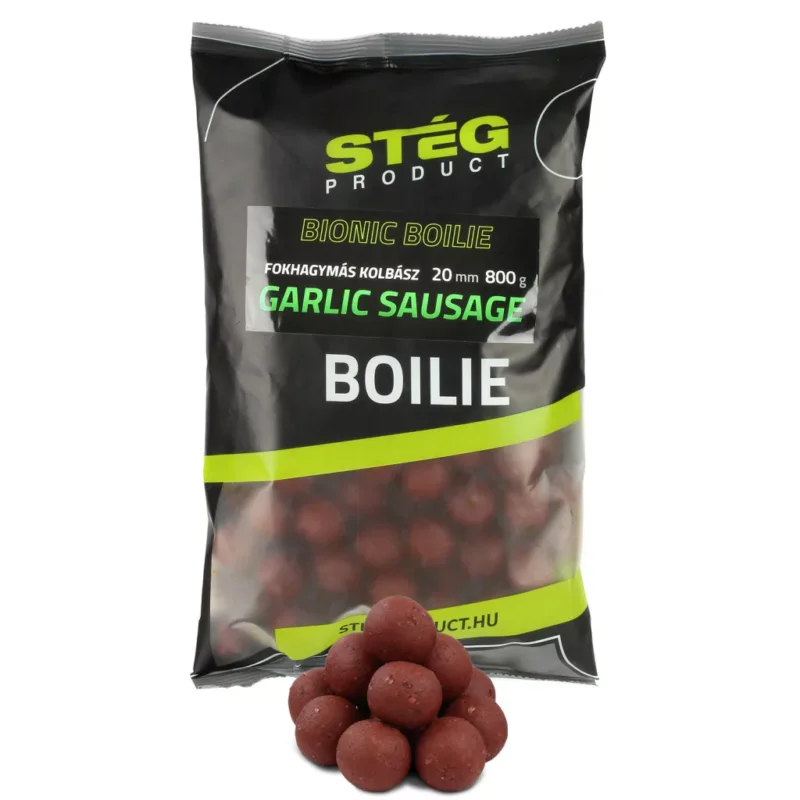 Ajánlat Stég product bionic boilies oldódó bojli garlic-sausage 20mm 800g