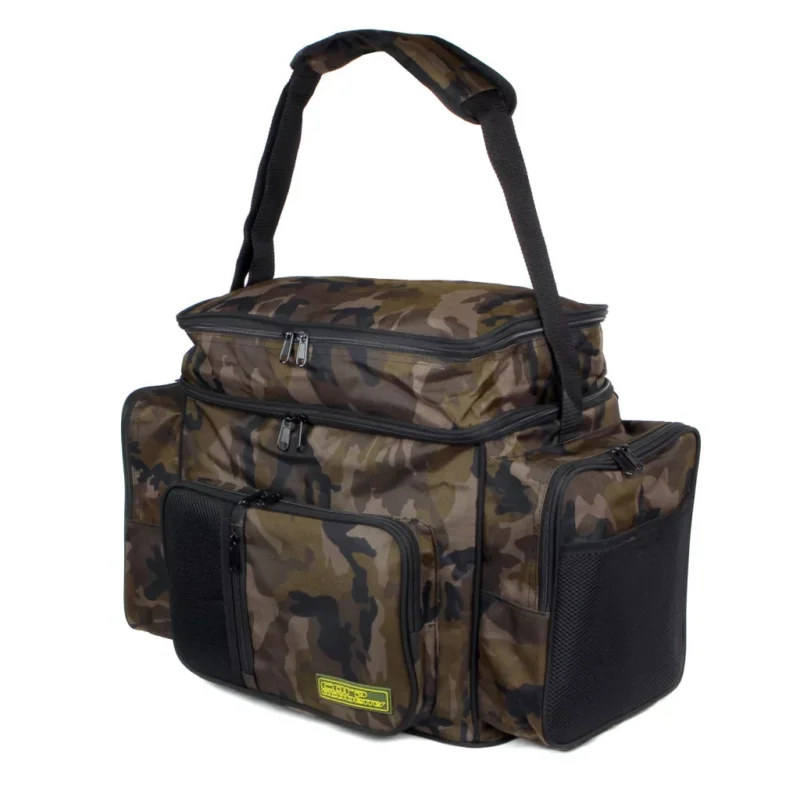 Kedvezmény Carp academy camo compact szerelékes válltáska 55x40x30cm