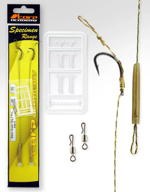 Carp Academy Basic Super Rig Előkötött Horog 6 25lb Olcsó