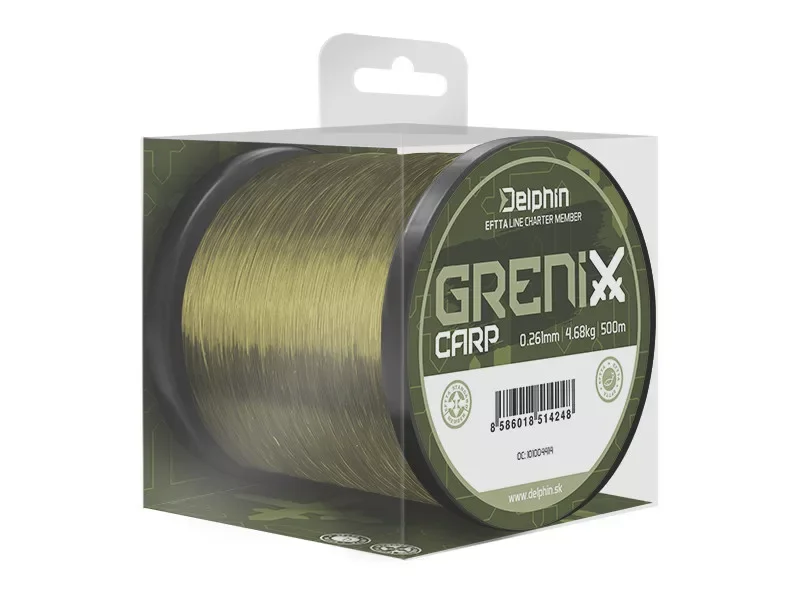 Delphin grenix carp zöld monofil zsinór 500m 0,261mm 4,68kg Ne maradj le