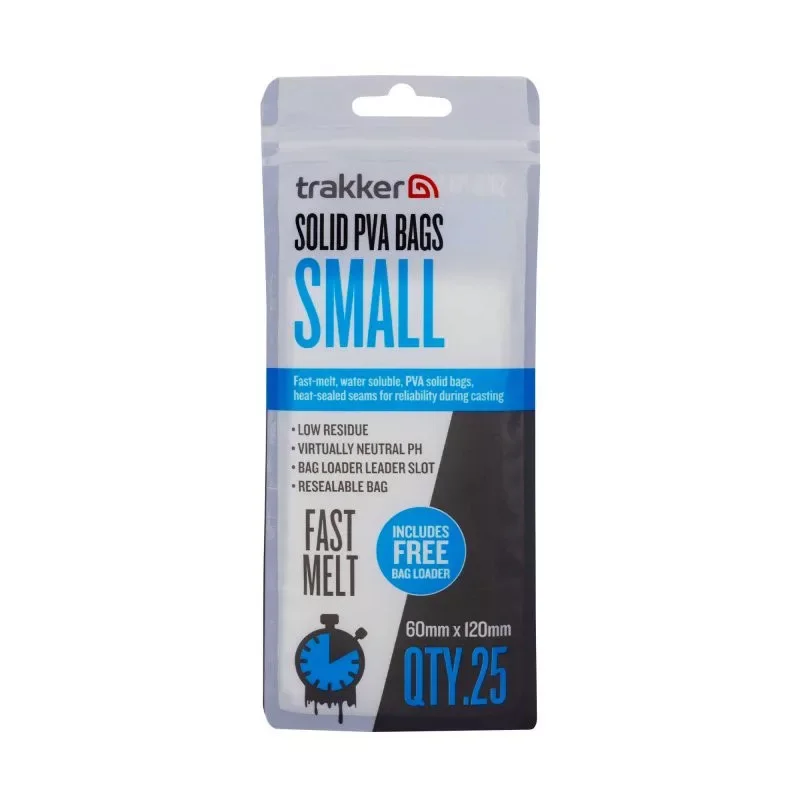 Trakker solid pva bags S pva zacskó 60x120mm 25db/csomag Kihagyhatatlan ajánlat