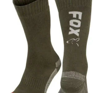 Végkiárusítás FOX Thermolite Green/Silver Hosszú Zokni 40-43-as