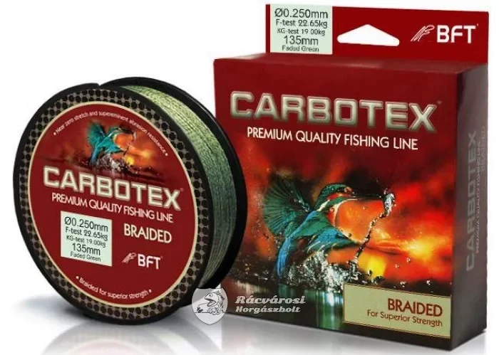 Árcsökkenés Carbotex Braided fonott horgász zsinór 135m 0,11mm
