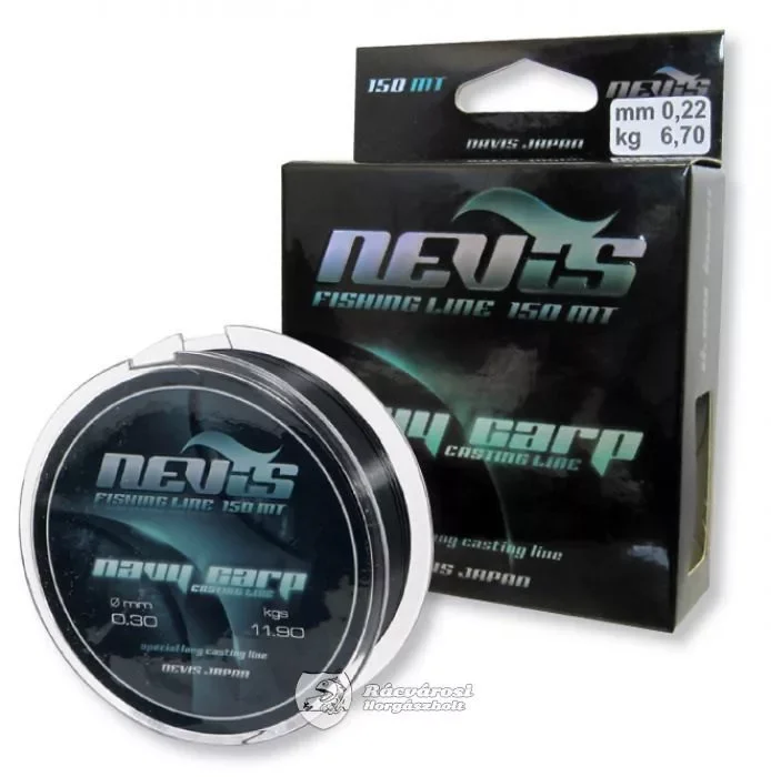Nevis Navy Carp 150m 0,22mm Monofil Horgász Zsinór Bestseller