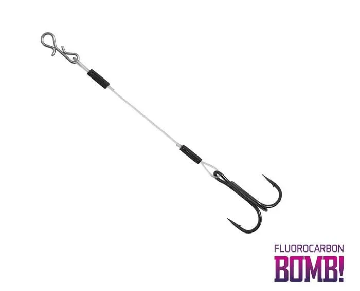 Delphin BOMB! Twisto RIGS Fluorocarbon Előke 6/8cm Exkluzív ajánlat