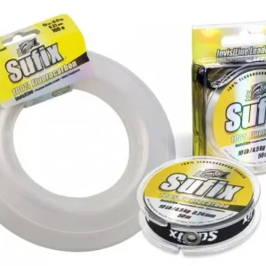Vedd meg most Sufix Invisiline Fluorocarbon Zsinór 50m 0.24mm 4.5kg