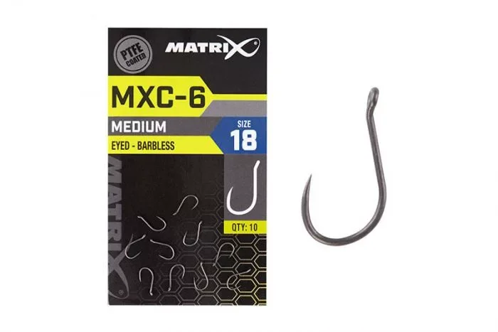 FOX Matrix MXC-6 Medium Eyed Barbless Horog 16-os Szezonális akció