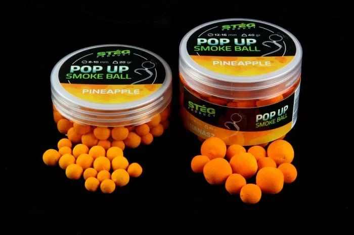 Biztonságos vásárlás Stég Product Pop Up Smoke Ball 8-10mm 20g Ananász