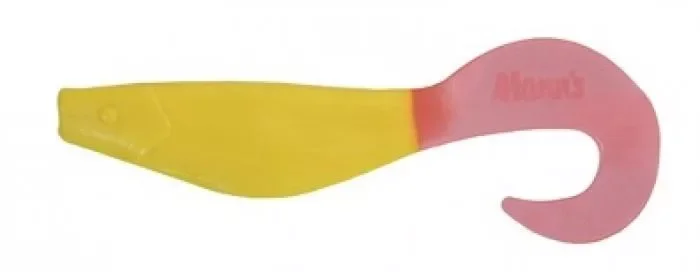 Vásárlói kedvenc Mann‘s Action Shad Gumihal 12cm YFT-Sárga Piros Farok