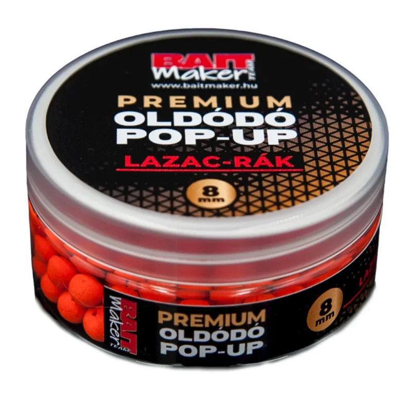 Legjobb ár Baitmaker premium oldódó pop up lazac-rák 8mm 20g