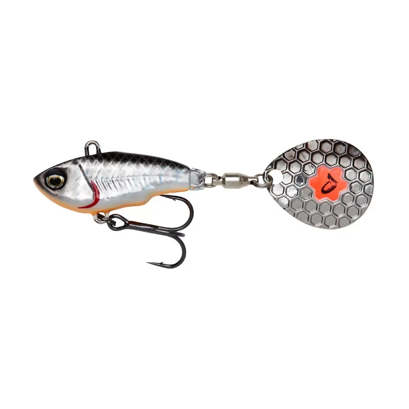 Savage Fat Tail Spin (NL) 6.5cm 12,5gr Sinking Dirty Silver Vásárlói kedvenc