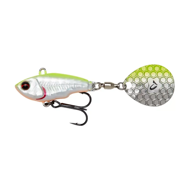 Savage Fat Tail Spin (NL) 6.5cm 12,5gr Sinking Lemon Back Flash Olcsó