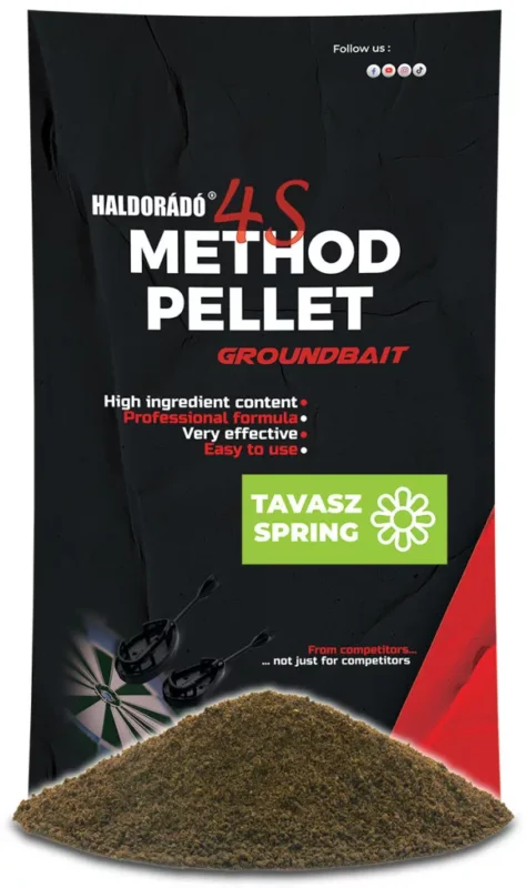 Alacsony ár Haldorádó 4S method pellet etetőanyag tavasz 400g