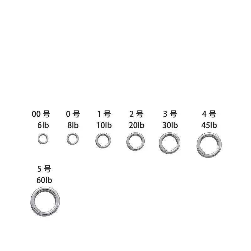 Árcsökkenés Yarie 806 Split Ring Silver kulcskarika 30lb 3-as
