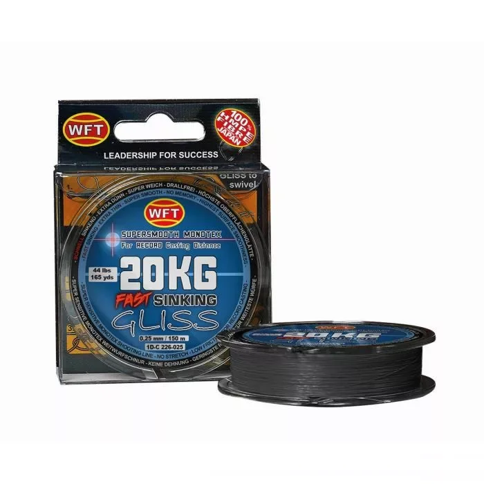 Outlet WFT Gliss Sinking Black Fonott Zsinór 150m 0,10mm