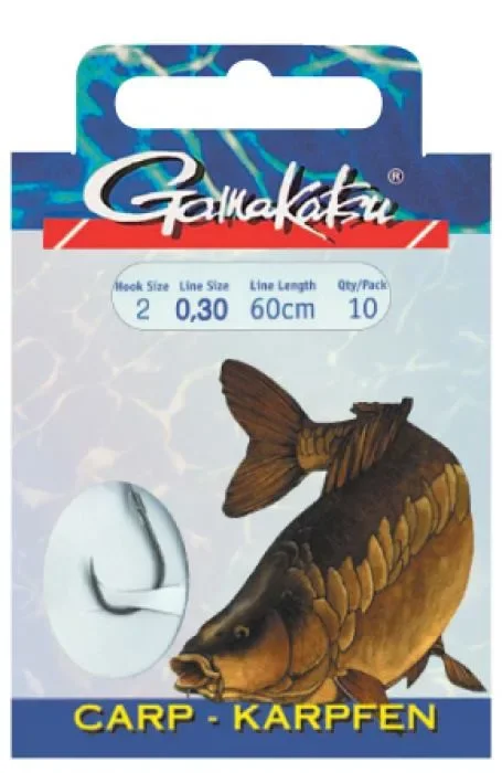 Gamakatsu BKG-3310F Carp előkötött Horog 2 0,30mm Szezonális akció