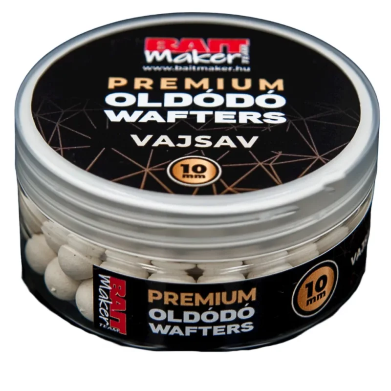 Baitmaker premium oldódó wafters vajsav 10mm 30g Kiárusítás