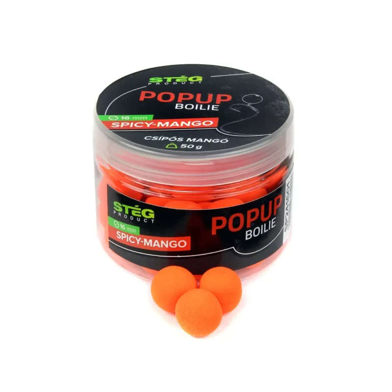 Vedd meg most Stég product pop up boilies 16mm 50g spicy-mango