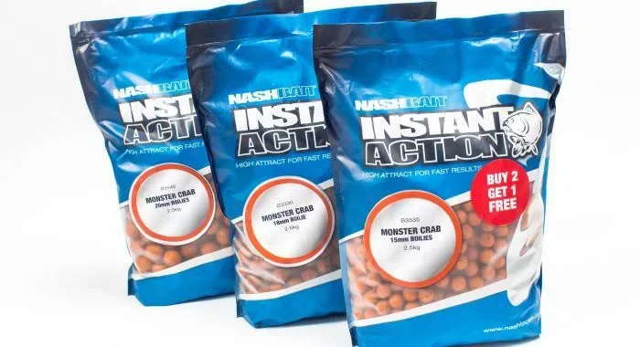 Biztonságos fizetés Nash Instant Action Bojli Monster Crab 18mm 1kg