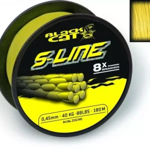 Vedd meg most Black Cat S-Line Fonott Zsinór 250m 0.42mm 45kg