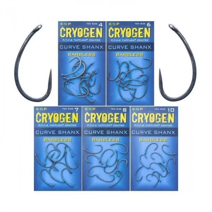 Korlátozott ajánlat ESP Cryogen Curve Shank Szakáll Nélküli Horog 4