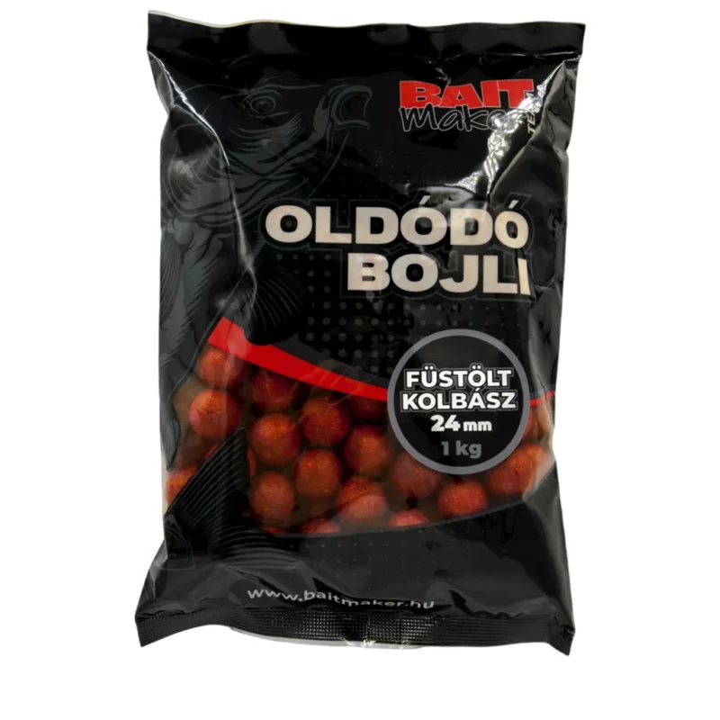 Legjobb ár Baitmaker oldódó bojli füstölt kolbász 24mm 1kg