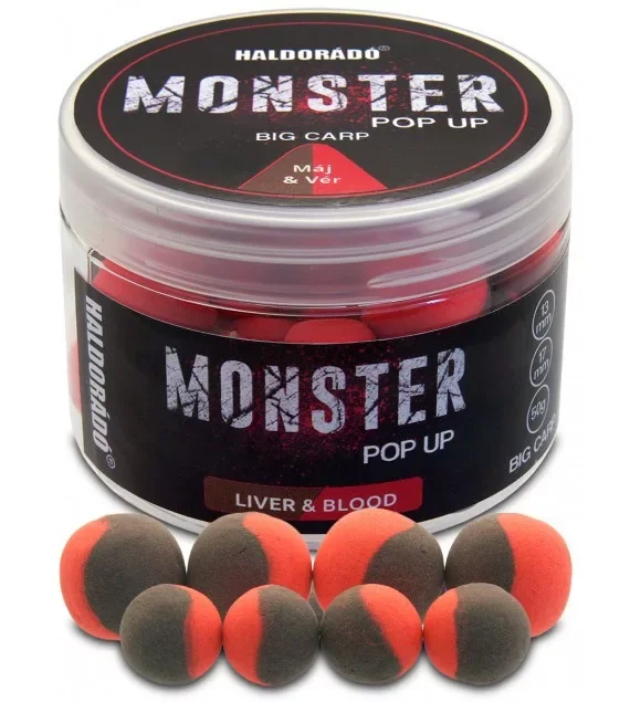 Különleges ajánlat Haldorádó Monster Pop Up Big Carp 13,17mm Máj&Vér